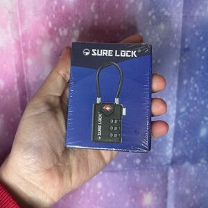New Sure Lock TSA-approved cable luggage lock 🛍